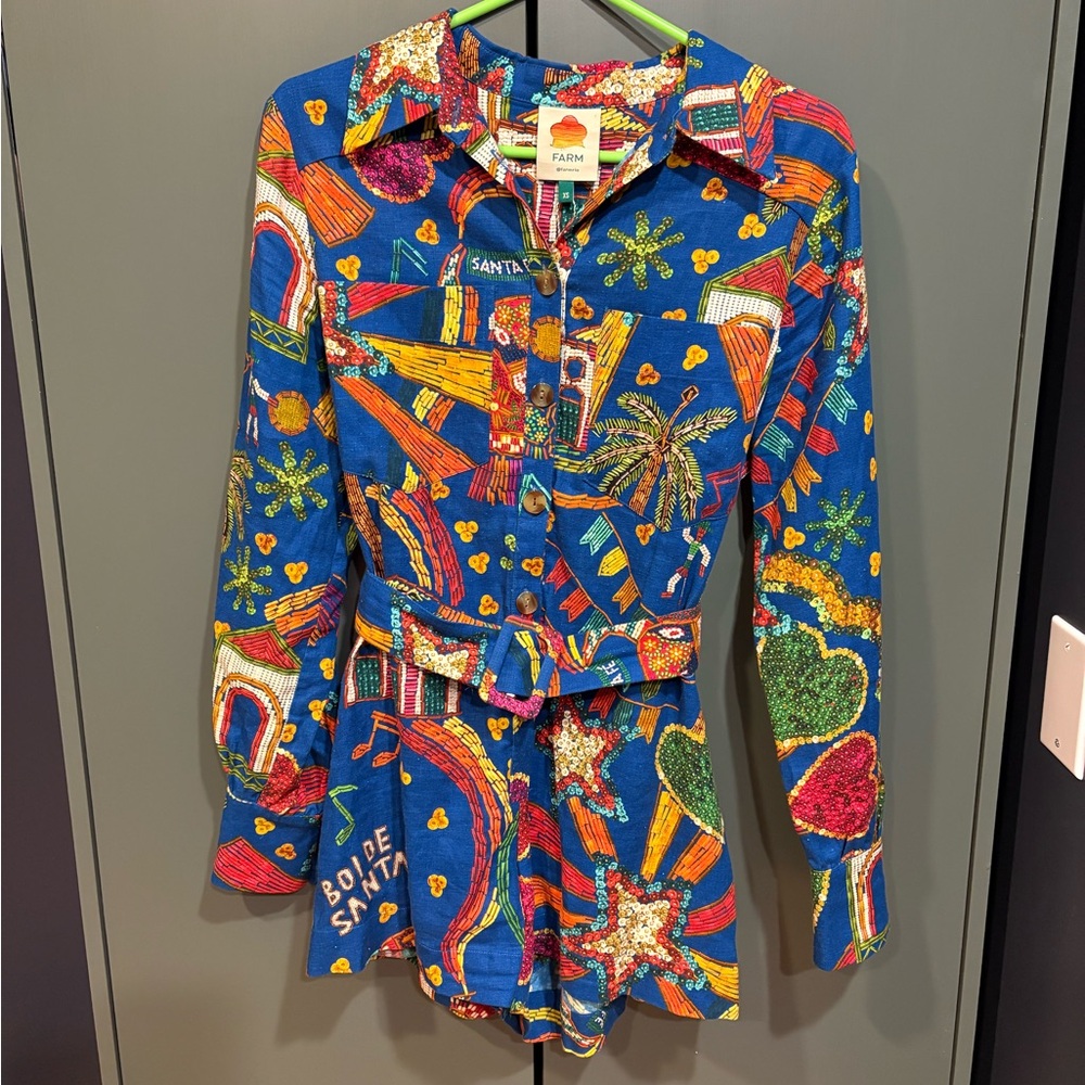NWT Farm Rio romper RARE